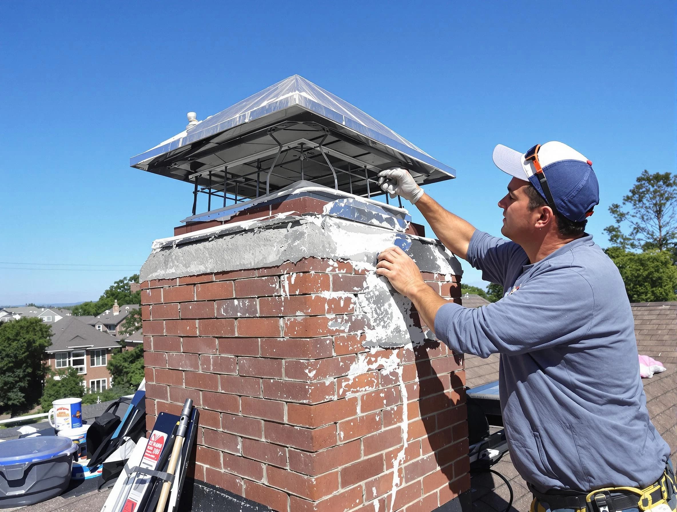 Chimney Crown Services service in Fairburn, GA