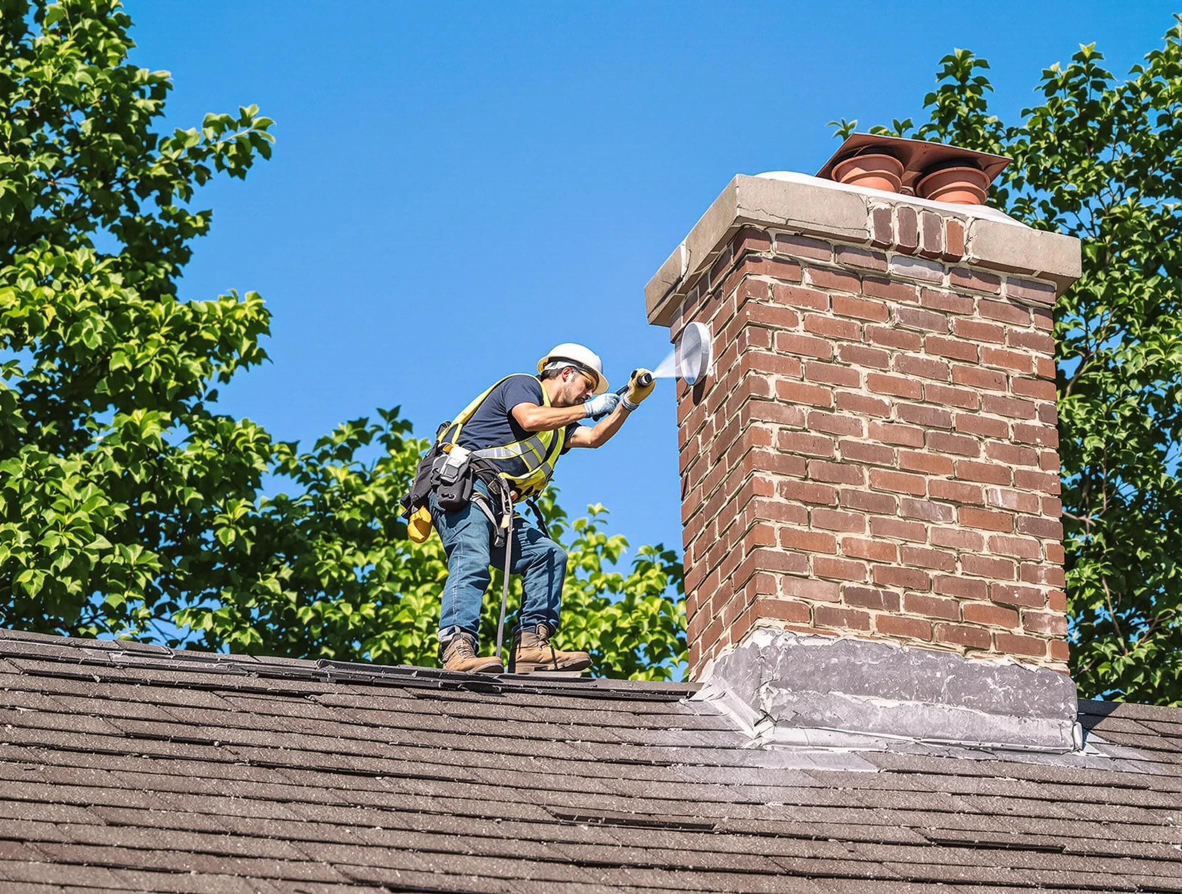 Fairburn Chimney Sweep performing an inspection with advanced tools in Fairburn, GA