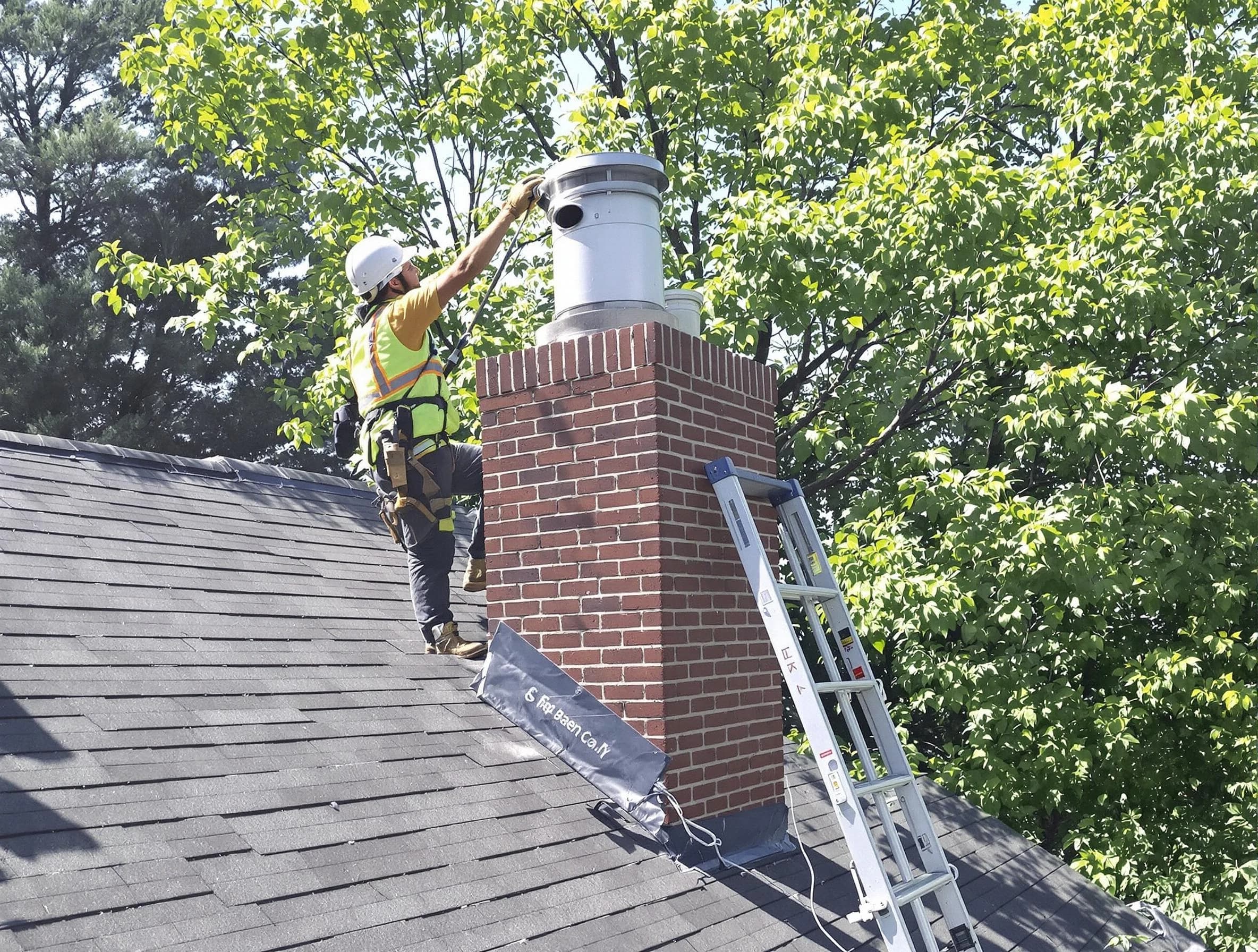 Chimney liner inspection by Fairburn Chimney Sweep in Fairburn, GA
