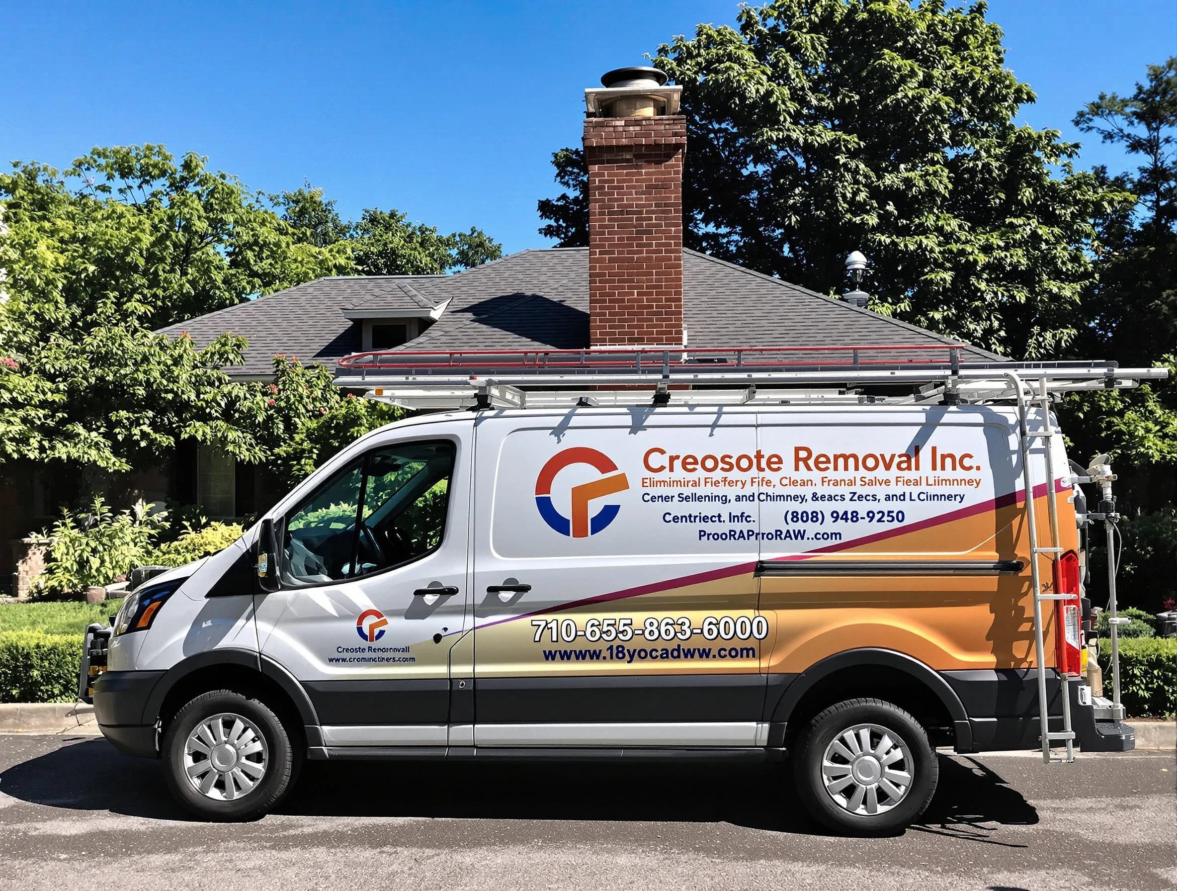 Fairburn Chimney Sweep technician removing creosote safely in Fairburn, GA