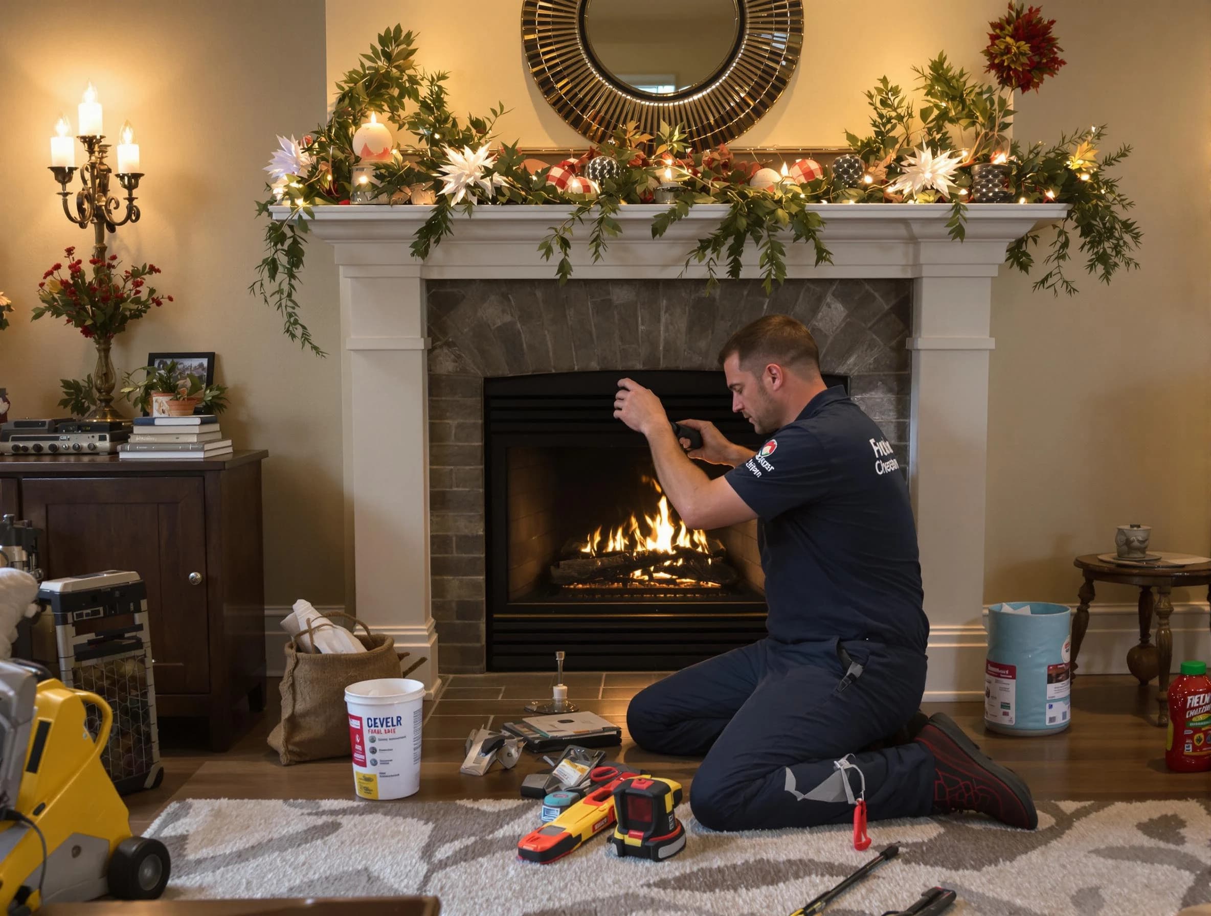 Fairburn Chimney Sweep offering fireplace maintenance services in Fairburn, GA