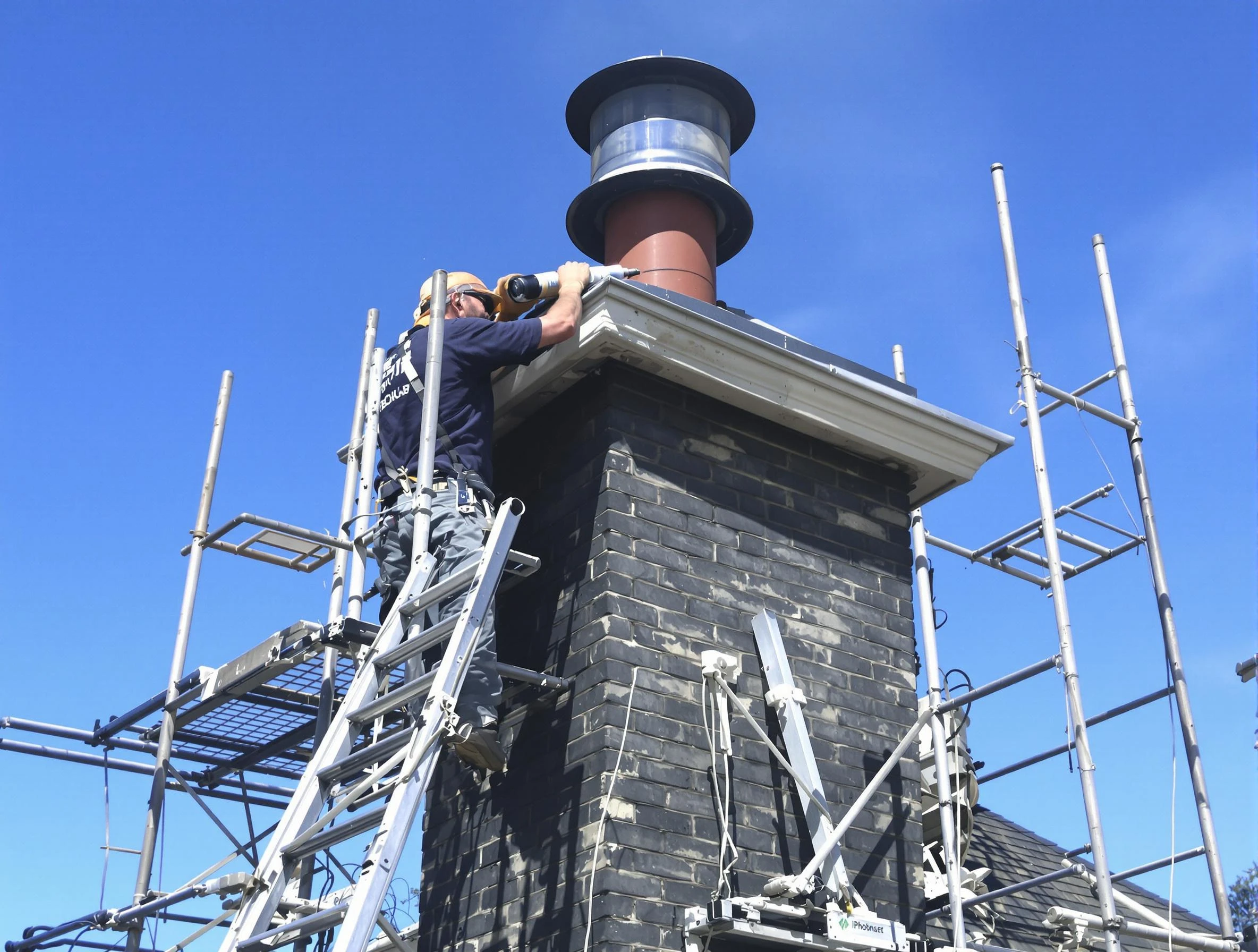 Sturdy chimney crown finished by Fairburn Chimney Sweep in Fairburn, GA