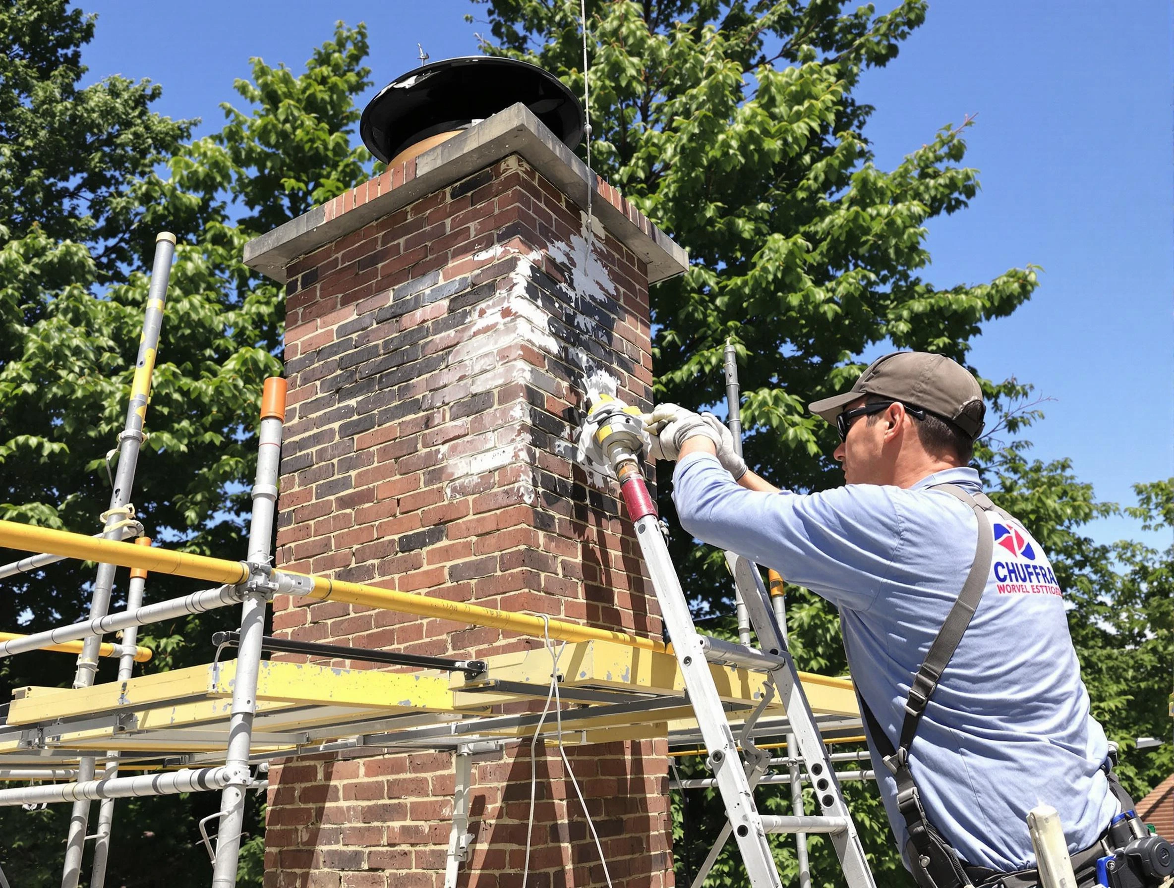Structural chimney repair by Fairburn Chimney Sweep in Fairburn, GA